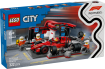 60443 LEGO City F1® pitstops un autotehniķi ar Ferrari auto