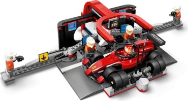 60443 LEGO City F1® pitstops un autotehniķi ar Ferrari auto