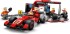 60443 LEGO City F1® remonto punktas, mechanikai ir Ferrari automobilis