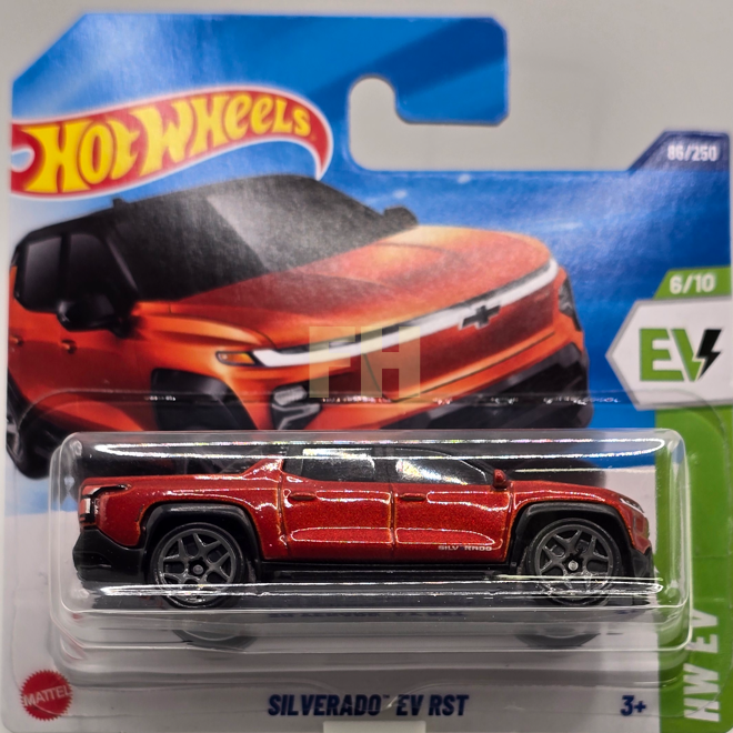 2025 -086-JBB64 Hot Wheels Silverado EV RST (2nd Color)