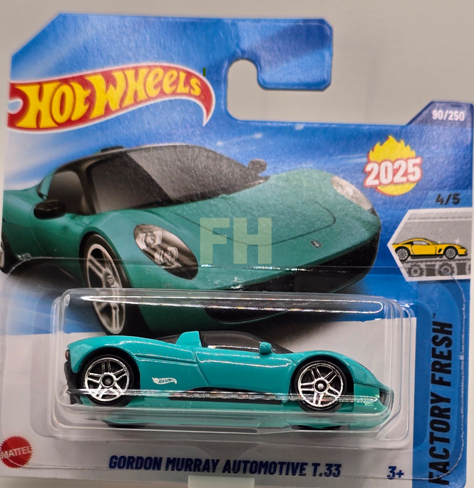 2025 -090-JBB70 Hot Wheels Gordon Murray Automotive T.33 (2nd Color)