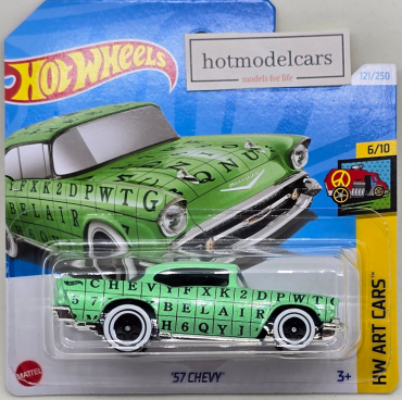 2024. gada - 121. - HTD56 Hot Wheels ´57 CHEVY