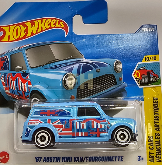 2025-169-JBB68 Hot Wheels 67 Austin Mini Van (2nd Color)