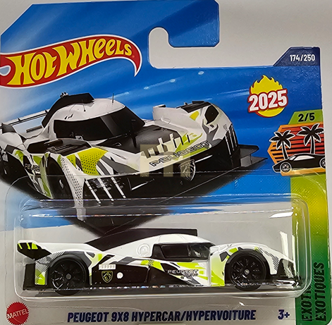 2025-174-HYW11 Hot Wheels Peugeot 9X8 Hypercar