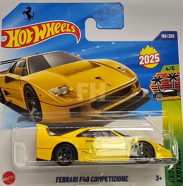 2025-198-JBB92 Hot Wheels Ferrari F40 Competizione (2nd Color)