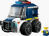 60481 LEGO City „Ratai“ – policijos sunkvežimis