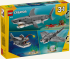 31381 LEGO Creator Negantā haizivs ar dārgumu lādi