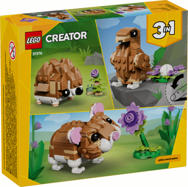 31376 LEGO Mielas žiurkėnas su gėle