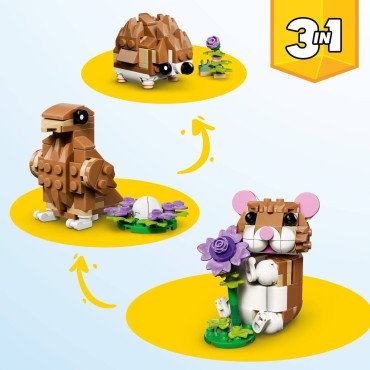 31376 LEGO Mielas žiurkėnas su gėle