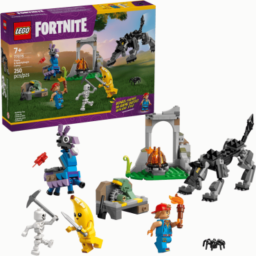 77075 LEGO Fortnite Peely ir Sparkplug stovykla | LEGO rinkinys