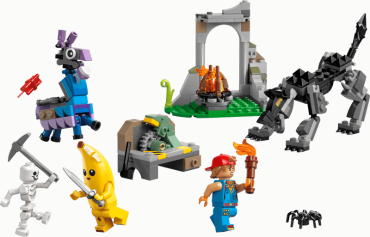 77075 LEGO Fortnite Peely ir Sparkplug stovykla | LEGO rinkinys