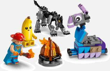 77075 LEGO Fortnite Peely ir Sparkplug stovykla | LEGO rinkinys