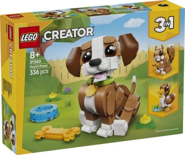 31382 LEGO Creator Mieli gyvūnai: žaismingas šuniukas | LEGO rinkinys