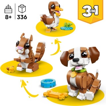 31382 LEGO Creator Mieli gyvūnai: žaismingas šuniukas | LEGO rinkinys