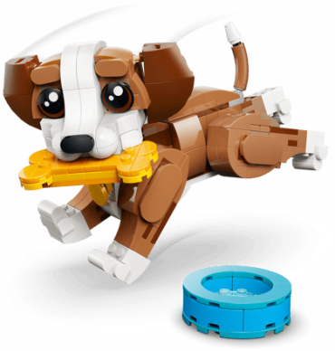 31382 LEGO Creator Mieli gyvūnai: žaismingas šuniukas | LEGO rinkinys