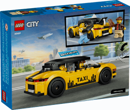 60487 LEGO City Braucamie – Dzeltenais taksometrs