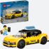 60487 LEGO City „Ratai“ – Geltonasis taksi