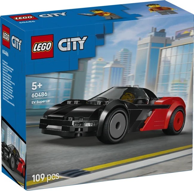 60486 LEGO City „Ratai“– Elektrinis superautomobilis