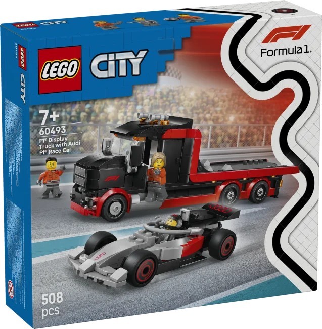 60493 LEGO City F1® Display Truck with Audi F1® Race Car