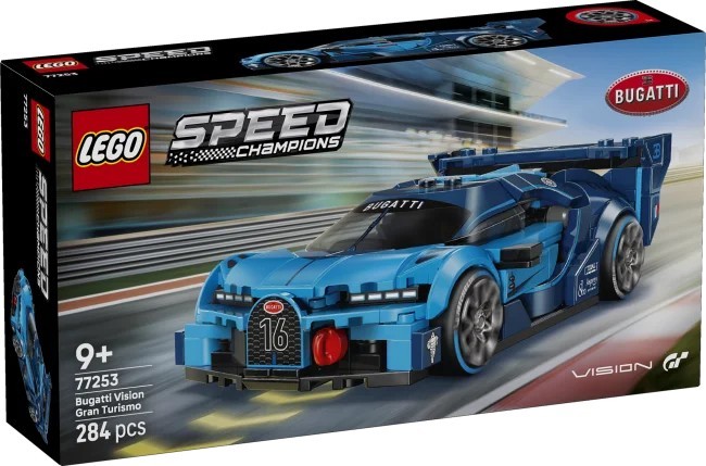 77253 LEGO Speed Champions Bugatti Vision GT sporta hiperauto