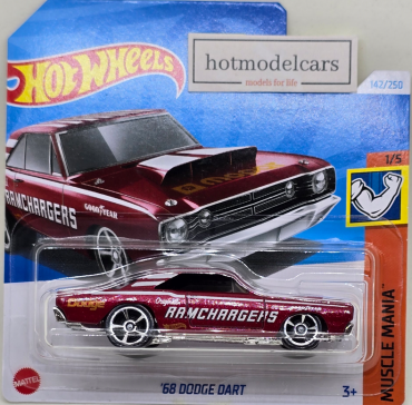 2024 m. – 142 m. – HTD65 „Hot Wheels“ ´68 DODGE DART