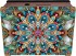 Mandala mustriga teemantmosaiik rahakassa