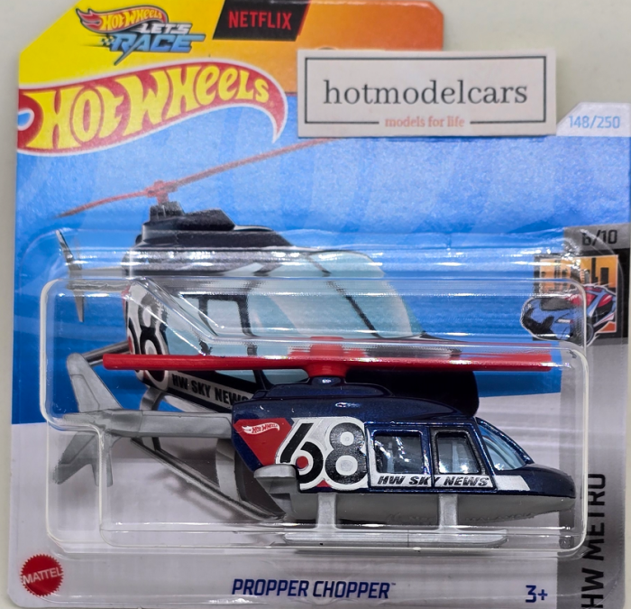 2024 - 148 - HTD69 Hot Wheels PROPPER CHOPPER