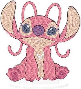 Pink alien diamond painting kit