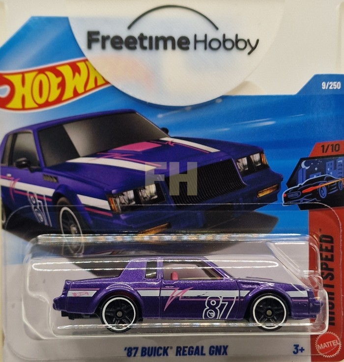 Hot Wheels '87 Buick Regal GNX0 modeļa auto