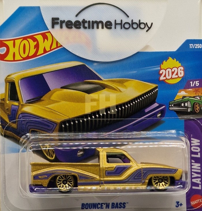 Hot Wheels Bounce'n Bass modeļa auto