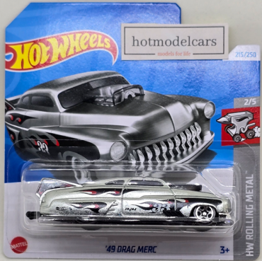 2024. gada 215. gada modelis HTB54 Hot Wheels ´49 DRAG MERC