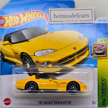2024. gada 218. – HTC24 Hot Wheels ´92 DODGE VIPER RT/10
