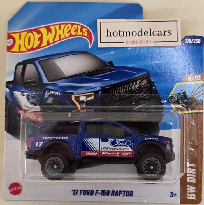 2025 - 178 - JBB05 Hot Wheels '17 FORD F-150 RAPTOR