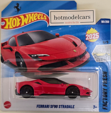 2025. gads — 191. gads — HYW34 Hot Wheels FERRARI SF90 STRADALE
