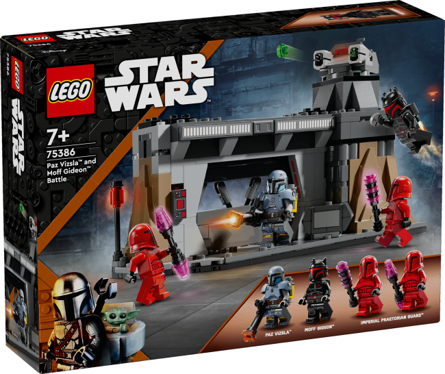75386 Star Wars Paz Vizsla and Moff Gideon's Battle