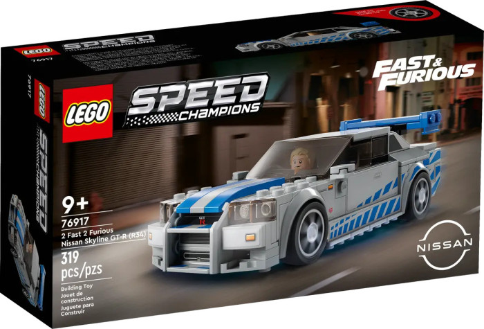 76917 LEGO Speed Champions 2 Fast 2 Furious Nissan Skyline GT-R (R34)