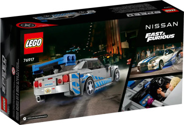 76917 LEGO Speed Champions 2 Ātri un bez žēlastības Nissan Skyline GT-R (R34)