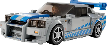 76917 LEGO Speed Champions 2 Greiti ir įsiutę Nissan Skyline GT-R (R34)