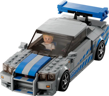 76917 LEGO Speed Champions 2 Ātri un bez žēlastības Nissan Skyline GT-R (R34)