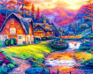 Namas audroje 30x40 cm
