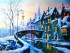 Ziemas pilsēta 30x40 cm