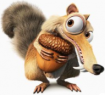 Ice Age Squirrel 40x40 cm